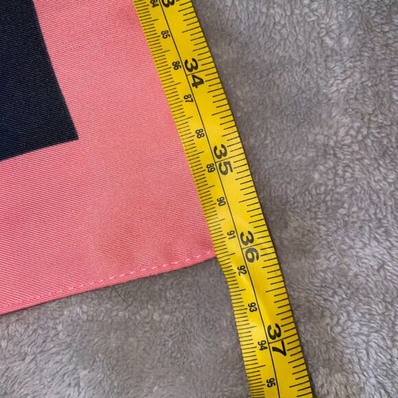 Scarf 36 x 36 Pink Blue and White Preppy Casual, Neck, Purse Accessory, Work - Picture 5 of 5